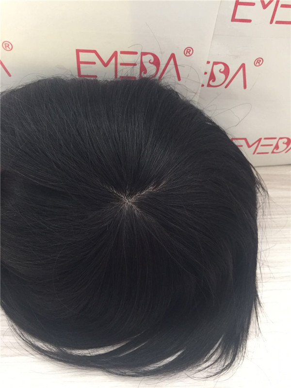 Silk Base closure toupee for men and women YL260